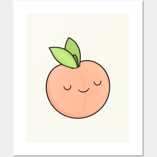 Happy Peach Posters and Art